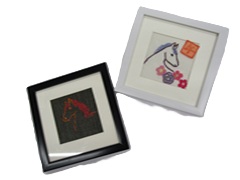 手芸ひろば　刺繍の干支飾り「午」(うま)