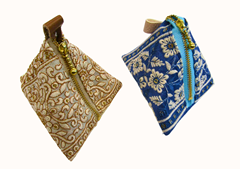 手芸ひろば インド刺繍リボンでつくるテトラポーチ